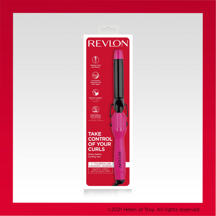 REVLON RIZADORA CERÁMICA DE 1” CON TRIPLE RECUBRIMIENTO DE CERÁMICA