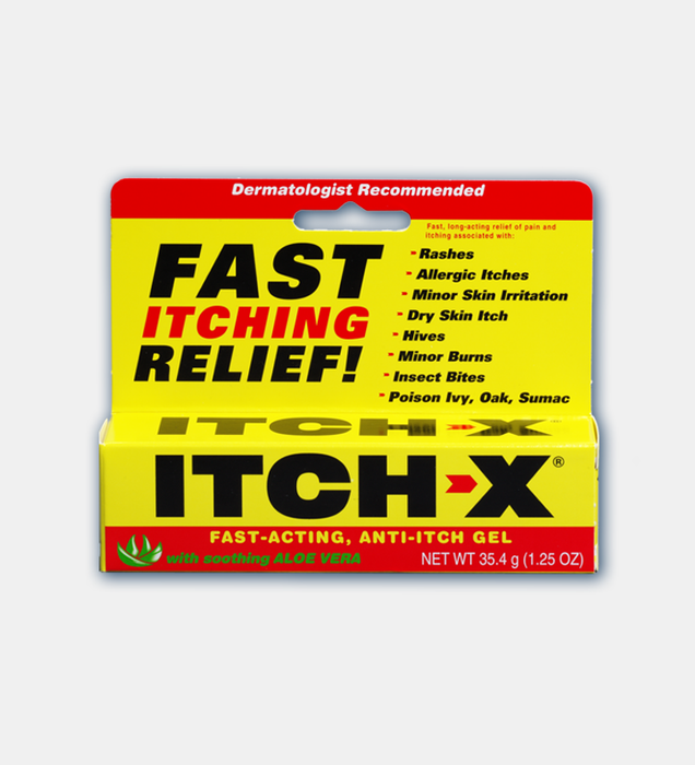 ITCH-X ANTI-ITCH GEL WITH ALOE VERA 1.25 OZ