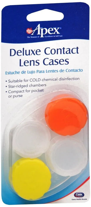 DELUXE CONTACT LENS CASES 2 PK