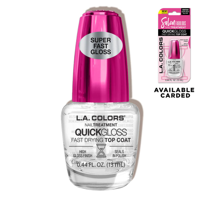 L.A.COLORS NAILTREATMENT QUICK GLOSS FAST DRYING TOP COAT