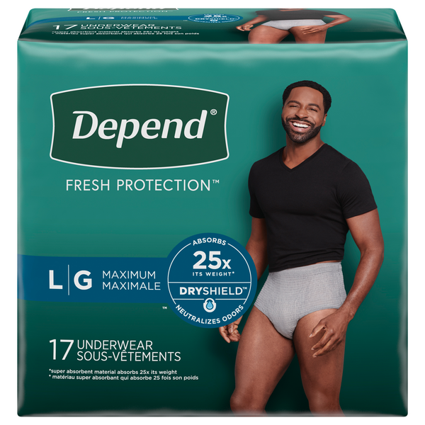 DEPEND UNDERWEAR FOR MEN LARGE (17)