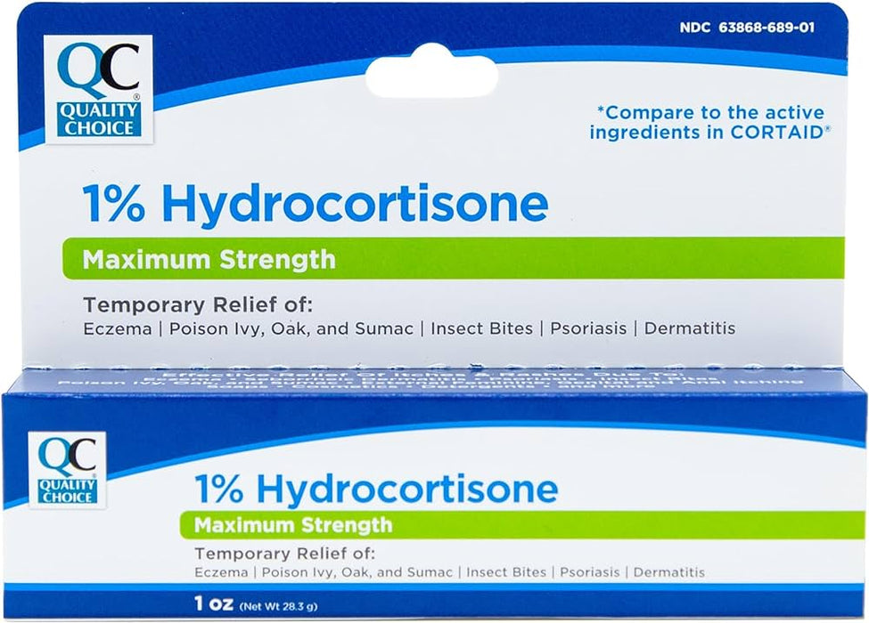 QC 1% HYDROCORTISONE 1 OZ