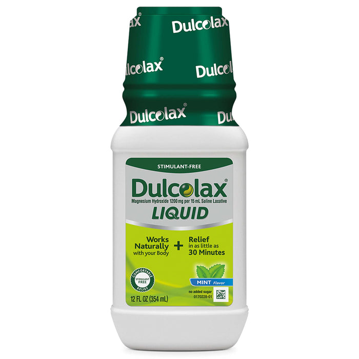 DULCOLAX LIQUID 12oz MINT