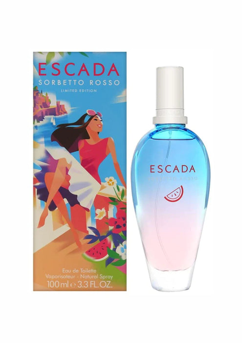 ESCADA SORBETTO ROSSO 3.3OZ PERFUME DAMA