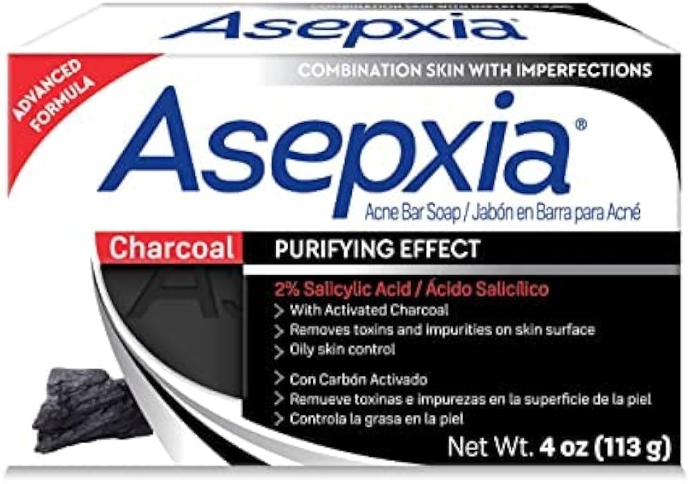 ASEPXIA ACNE BAR SOAP CHARCOAL DETOX 4oz