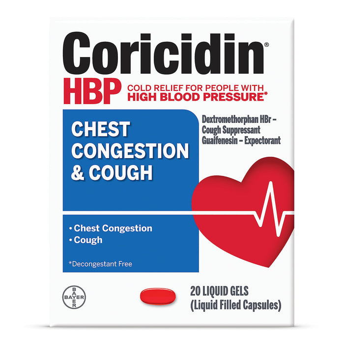 CORICIDIN HBP CHEST CONG&COUGH SOFTGEL