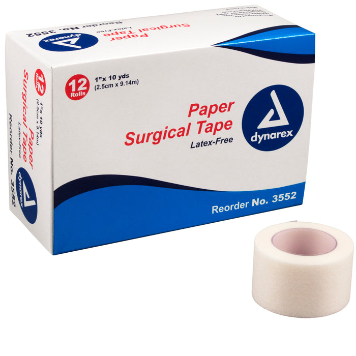 TAPE PAPER SURG 1X10YDS BX12