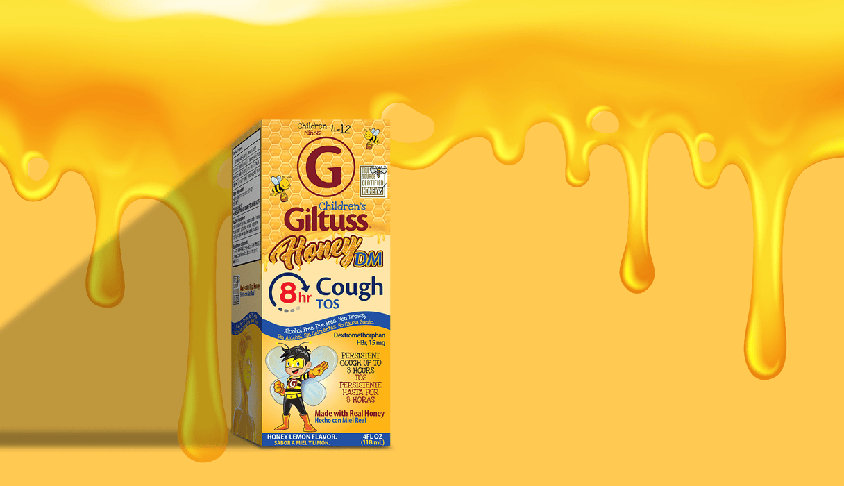 GILTUSS CHILDREN HONEY DM 8HR HONEY LEMON 4OZ