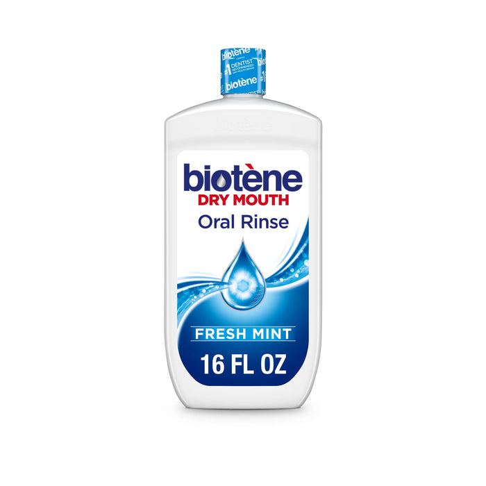 BIOTENE DRY MOUTH ORAL RINSE FRESH MINT 16OZ