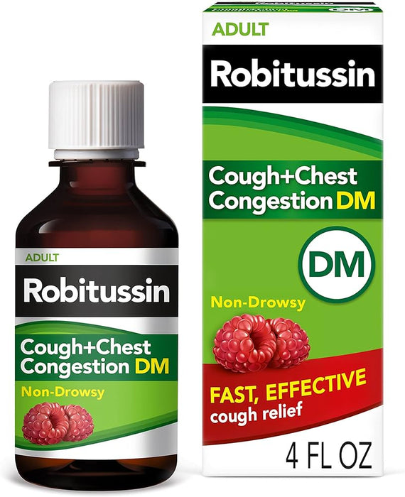 ROBITUSSIN DM 4oz Raspberry