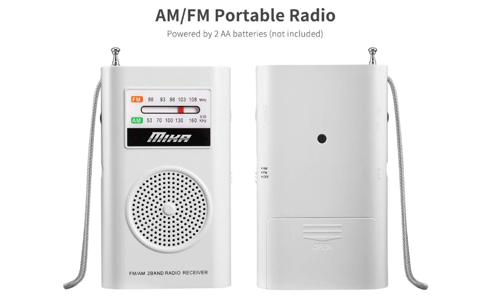 MINI RADIO WHITE