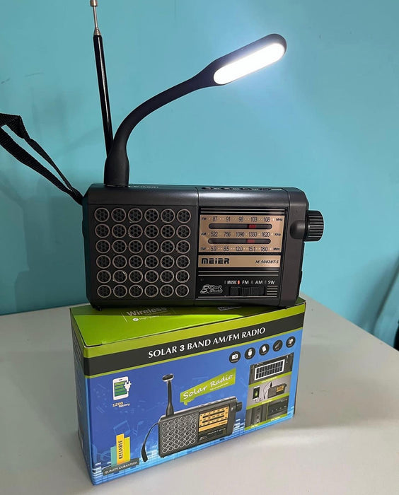 RADIO SOLAR 3BAND AM/FM/SW M-9002BT-S