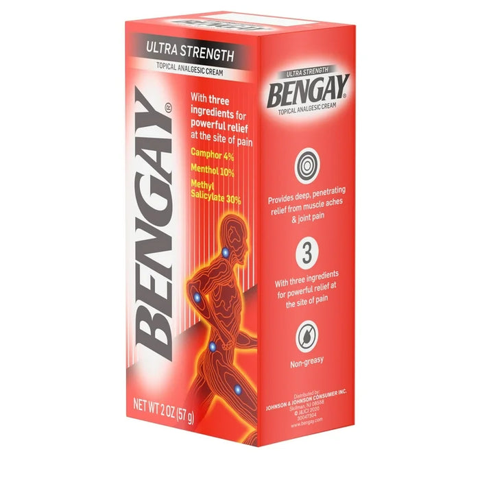 BENGAY TOPICAL ANALGESIC ULTRA STRENGTH CREAM 2OZ