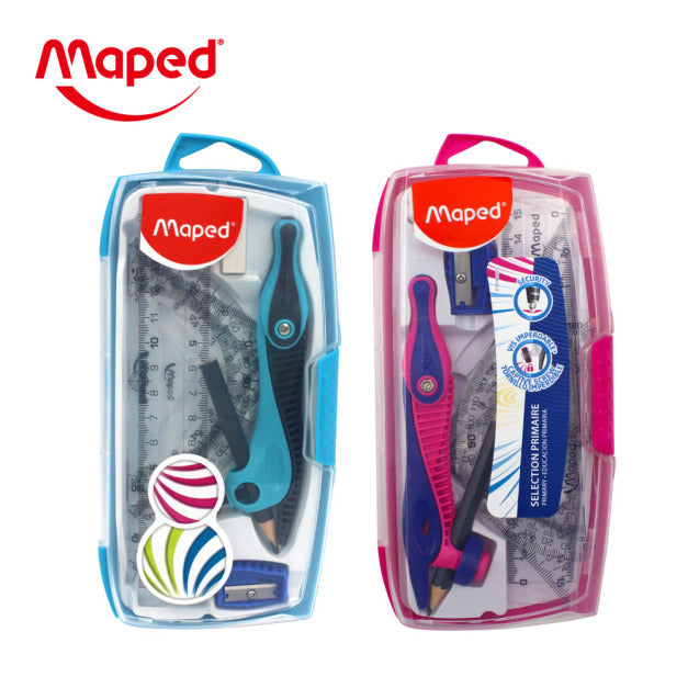 MAPED SET DE COMPÁS CON CAJA PLÁSTICA