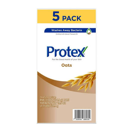 Jabon PROTEX de avena 5 pack