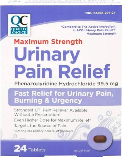 QC Max strength urinary 24 tablets