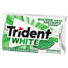 TRIDENT WHITE SPEARMINT