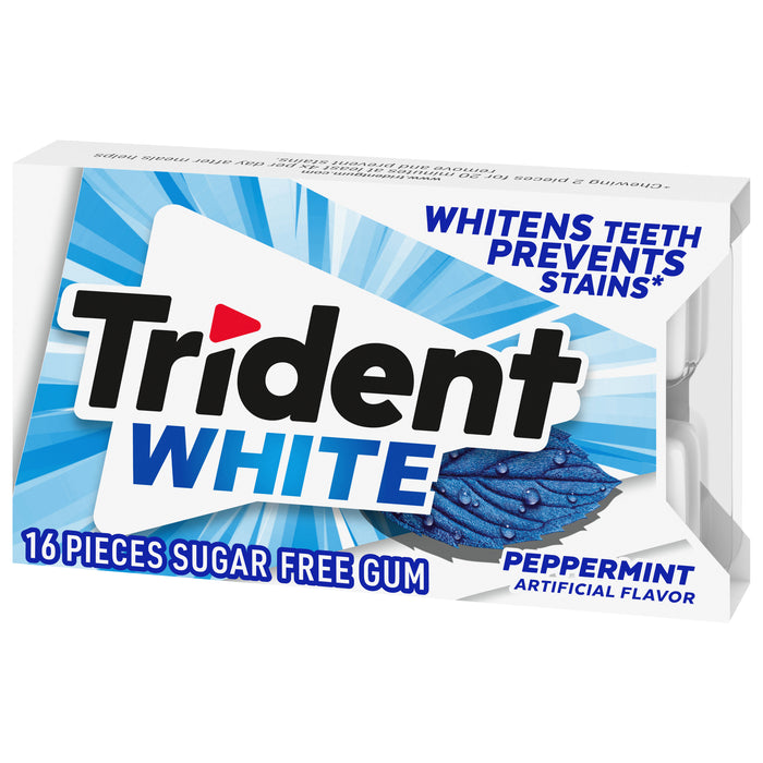 TRIDENT WHITE PEPPERMINT