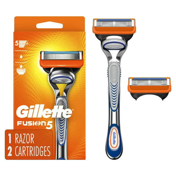 GILLETTE FUSION 5 / 1RAZOR & 2CARTRIDGES