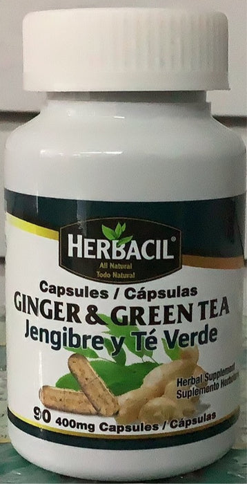 HERBACIL JENGIBRE Y TÉ VERDE CAPS