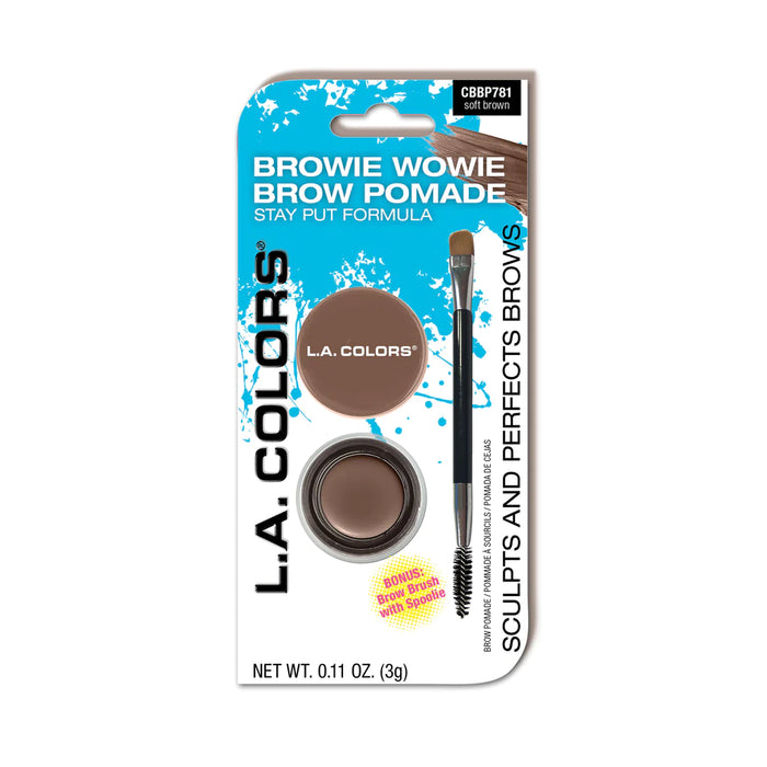 L.A. COLORS BROW POMADE STAY PUT FORMULA SOFT BROWN