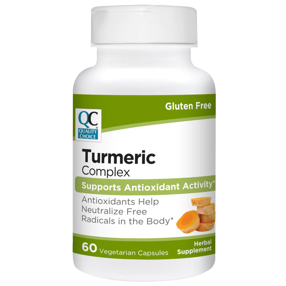 QC TURMERIC COMPLEX 60 VEGETARIAN CAPS — MCare Pharmacy