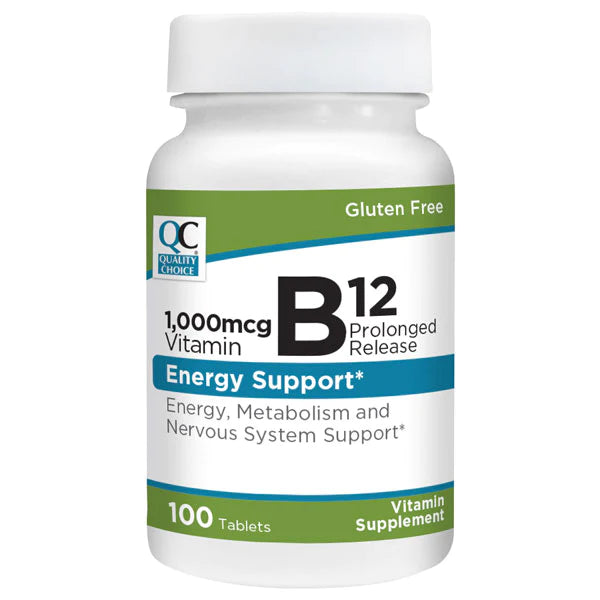 QC VITAMIN B12 1000MCG 100 TABS