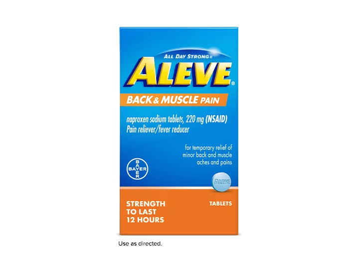 ALEVE BACK & MUSCLE PAIN 220MG 50 TABS