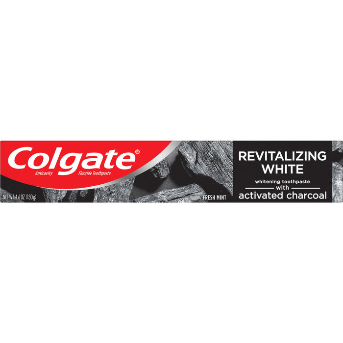 COLGATE REVITALIZING WHITE WITH ACTIVATED CHARCOAL 4.6 OZ