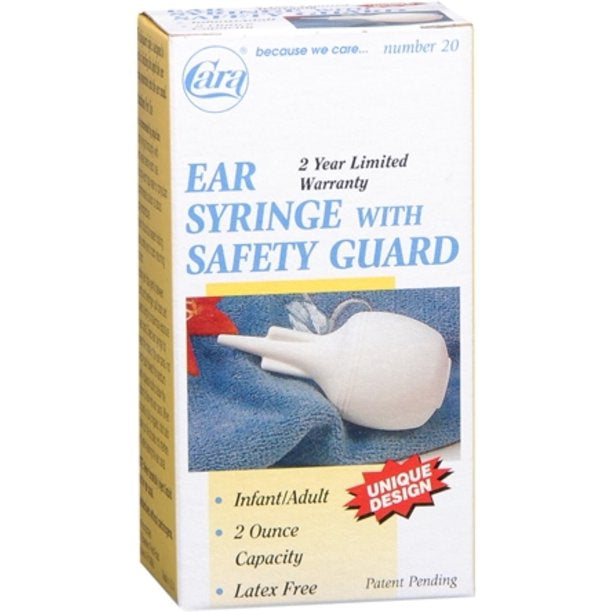 CARA EAR SYRINGE WITH SAFEGUARD 3OZ