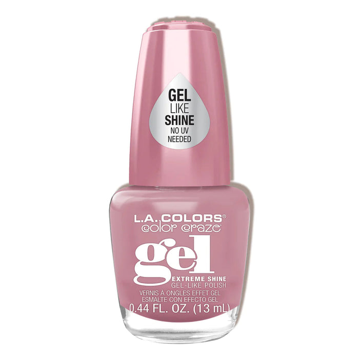 L.A. COLORS COLOR CRAZE GEL EXTREME SHINE DUSTY ROSE