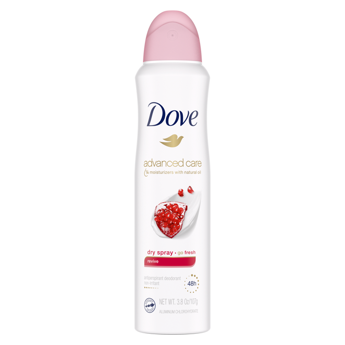 DOVE ADVANCED CARE DRY SPRAY REVIVE 3.8 OZ