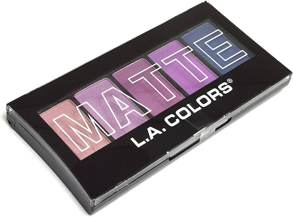 L.A. COLORS MATTE 5 COLOR EYESHADOW PLUM PASHMINA