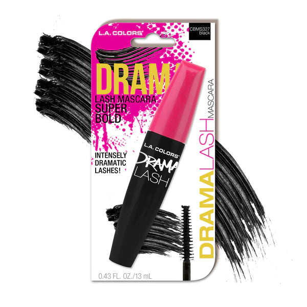 L.A. COLORS DRAMA LASH MASCARA SUPER BOLD BLACK