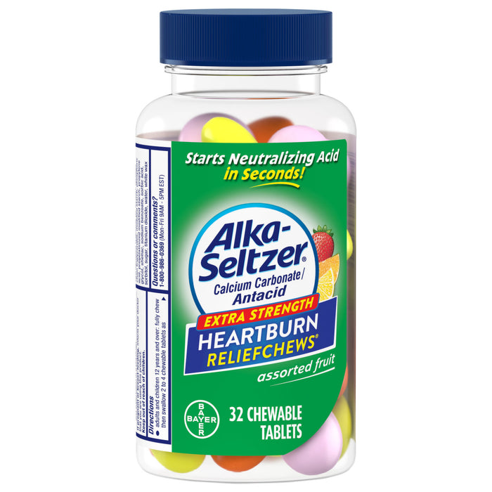 ALKA-SELTZER EXTRA STRENGTH FRUIT CHEWABLE 32