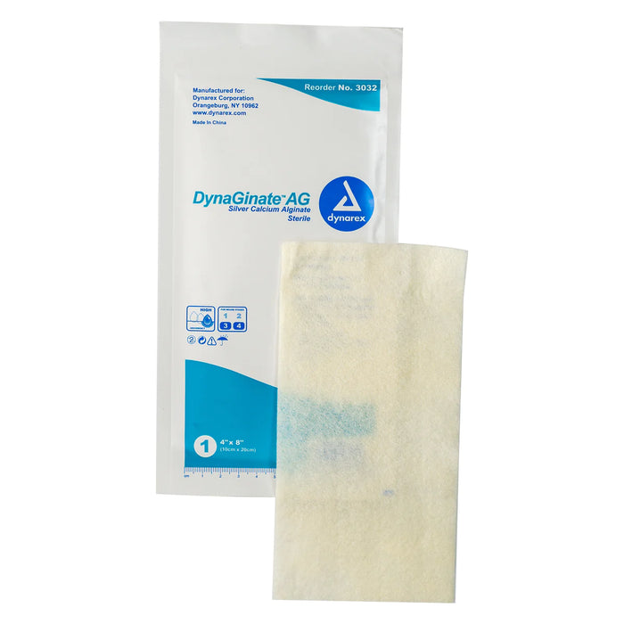 DYNAGYNATE AG SILVER CALCIUM ALGINATE 4x8