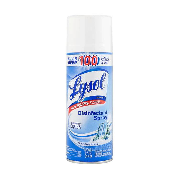 LYSOL DISINFECTANT SPRAY SPRING WATERFALL 12.5 OZ — M-Care Pharmacy