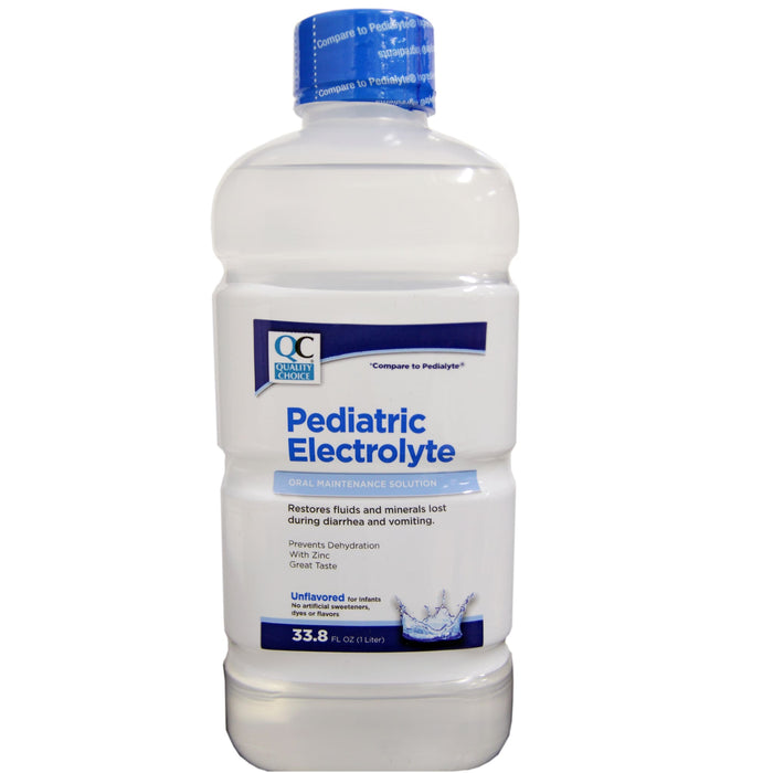 QC PEDIATRIC ELECTROLYTES UNFLAVORED 33.8 FL OZ