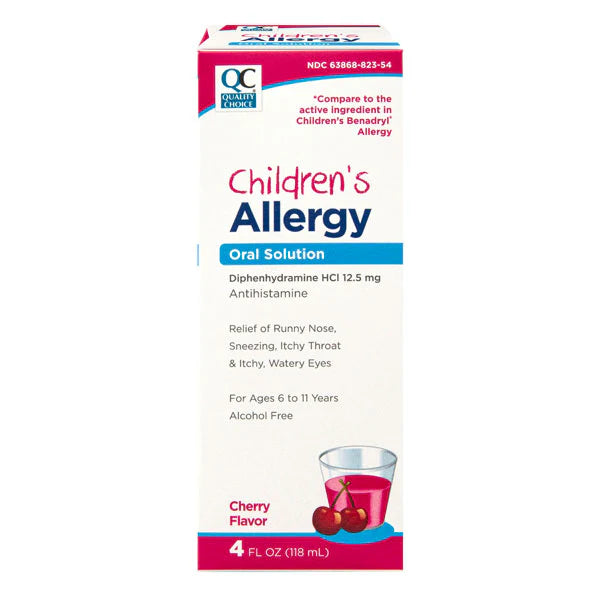 QC ALLERGY CHILD SOL CHERRY 4OZ