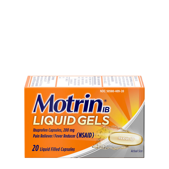 MOTRIN IB LIQUID GELS 20S