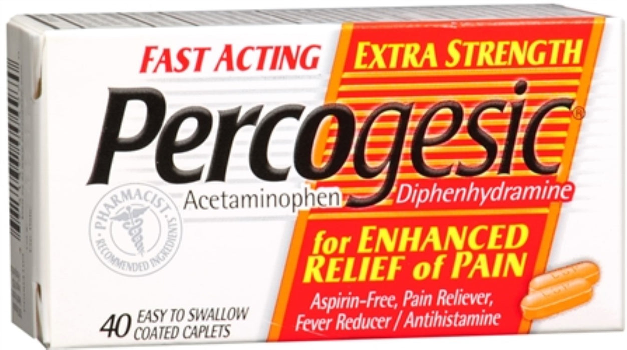 PERCOGESIC 40 COATED CAPLETS