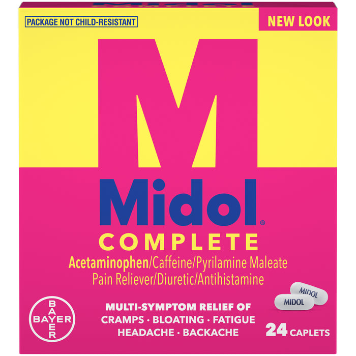 MIDOL COMPLETE 24 CAPLETS