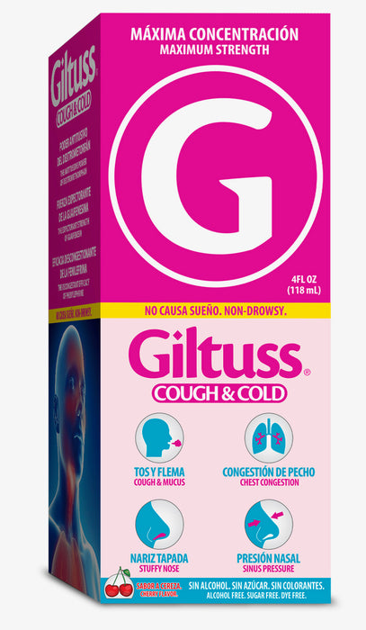 GILTUSS COUGH & COLD CHERRY 4 OZ