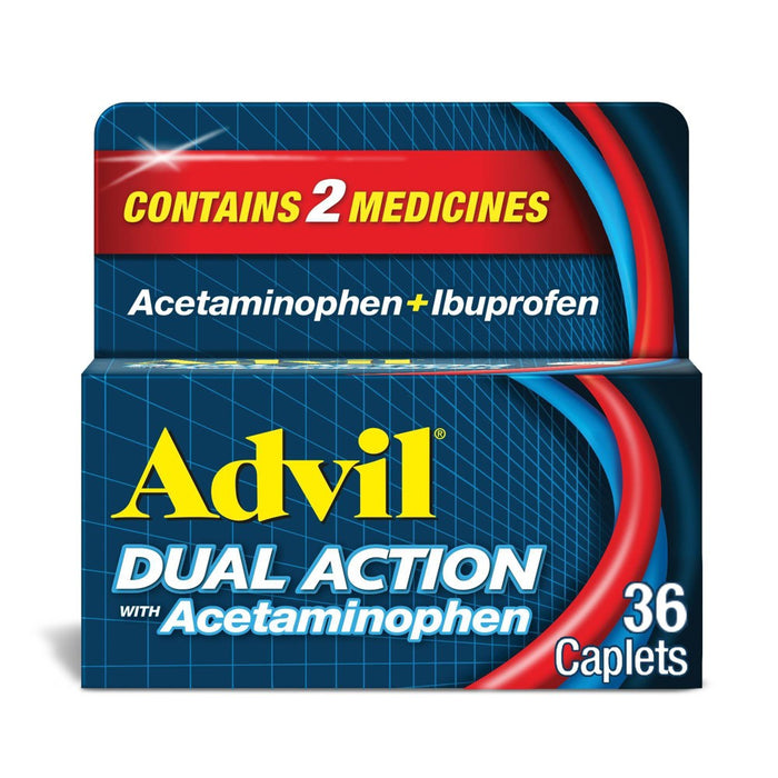 ADVIL DUAL ACTION W ACETAMINOPHEN 36 CAP