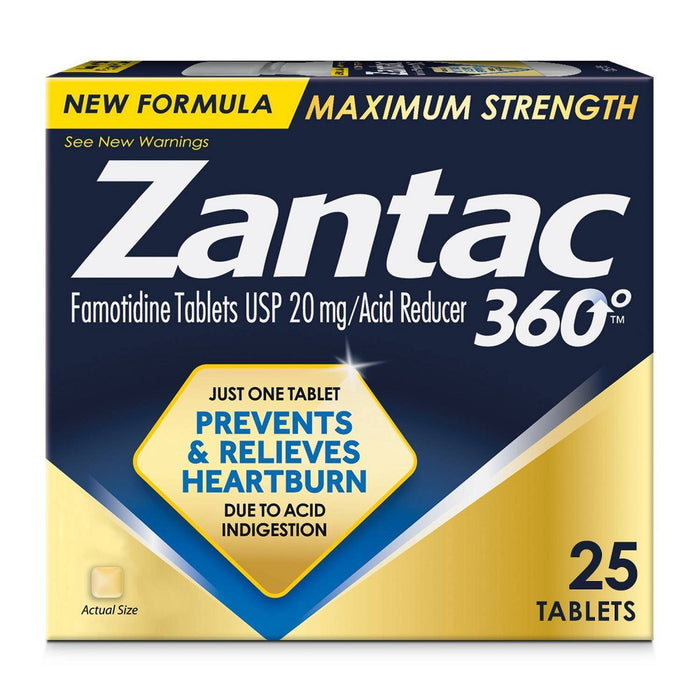 ZANTAC 360º M/S 20MG 25TABS