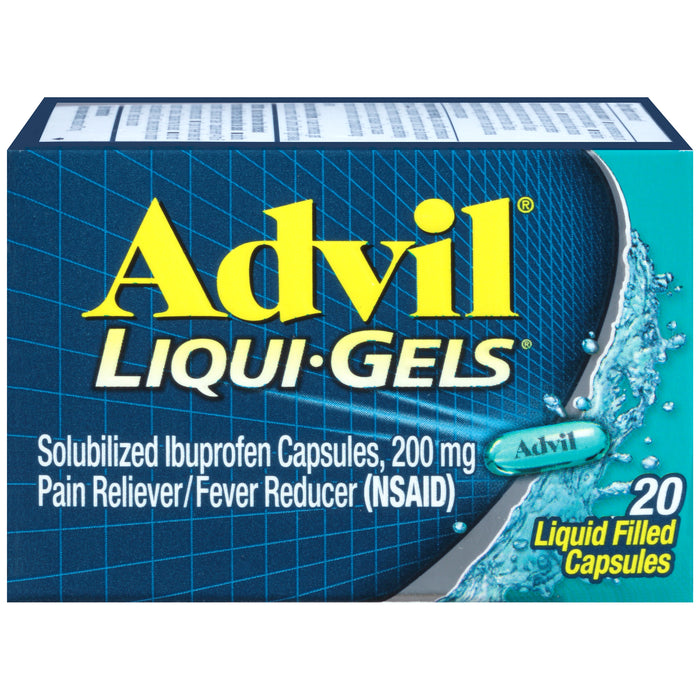 ADVIL LIQUI-GELS 20 LIQUID FILED CAPSULE