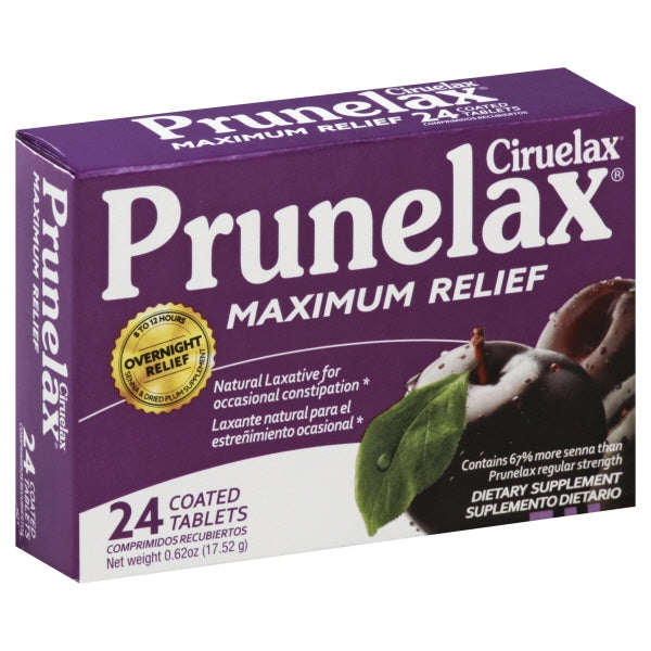 PRUNELAX MAX RELIEF 24TABS