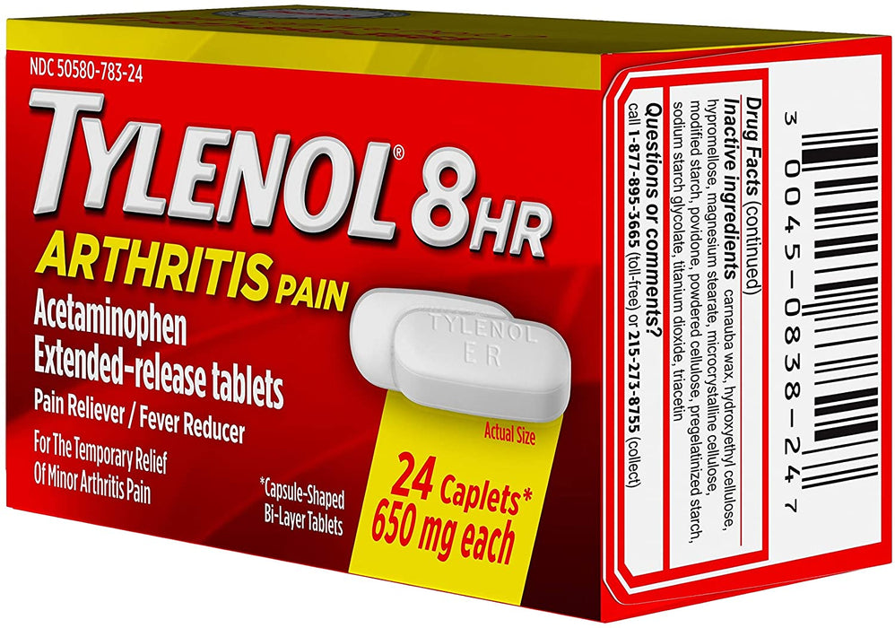 TYLENOL 8HR ARTHRITIS PAIN 24PK