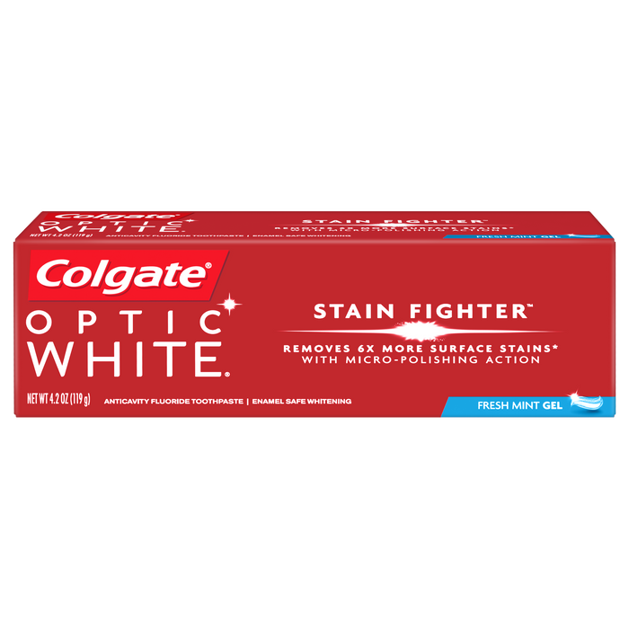 COLGATE OPTIC WHITE STAIN FIGHTER 4.2OZ