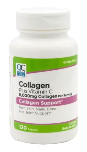 QC COLLAGEN PLUS VIT C 6,000 MG 120 TABS